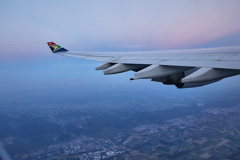 Foto: Flug nach Johannesburg